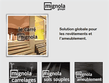 Tablet Screenshot of groupe-mignola.net